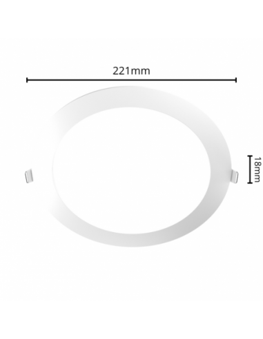 - Macroled Per18ww Panel Led Embutir...